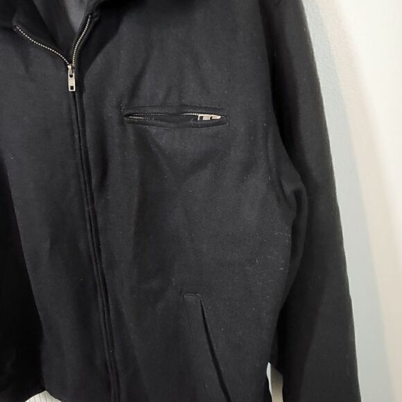 Plus Size Steve & Barry's Men's Wool Blend Jacket - Picture 4 of 5